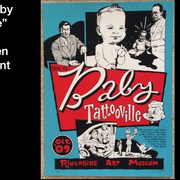 "Son Of Baby Tattooville" by KRK Ryden Signed and Numbered Ltd. Print Poster